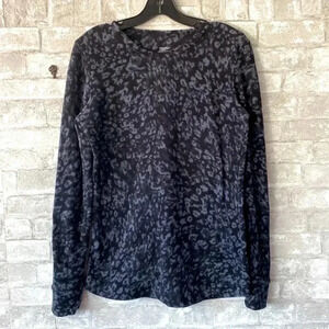 ClimateRight activewear blue fleece shirt top